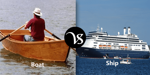 difference between boat and ship and yacht