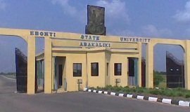 List Of Courses Offered by EBSU (Ebonyi State University, Abakaliki)