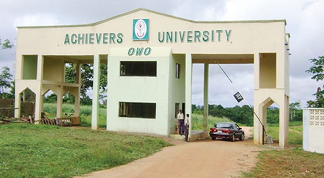 List of AUO (Achievers University Owo) Degree Courses List of AUO (Achievers University Owo) Degree Courses
