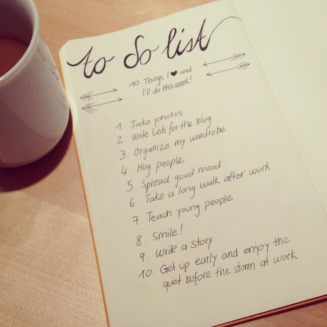 Relationship Intensities: A To-do List For Lovers