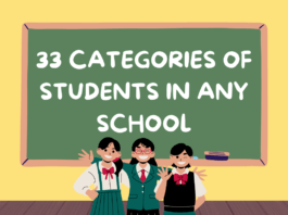 33 Categories Of Students In Any School