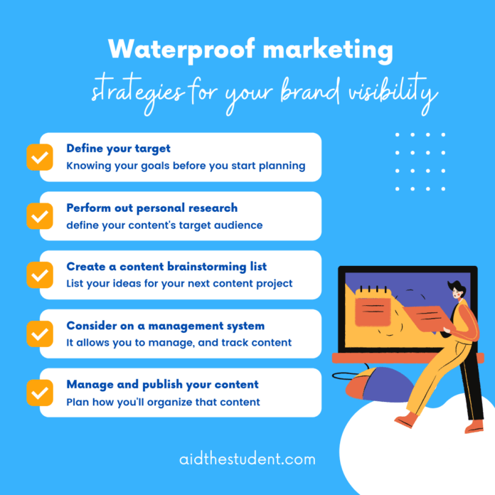 7 Waterproof marketing strategies for your brand visibility