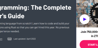 ZeroToMastery – Rust Programming: The Complete Developer’s Guide Rust Programming: The Complete Developer's Guide