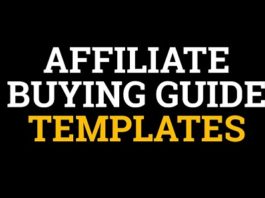Affiliate Buying Guide Templates by SEO Chatter
