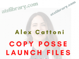 Alex Cattoni – Copy Posse Launch Files 2022