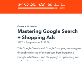 Foxwell Digital LLC – Mastering Google Search & Shopping Ads