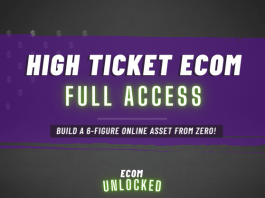 Ecom Unlocked – High Ticket Ecom Full Access