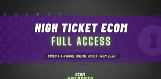 Ecom Unlocked – High Ticket Ecom Full Access Ecom Unlocked – High Ticket Ecom Full Access