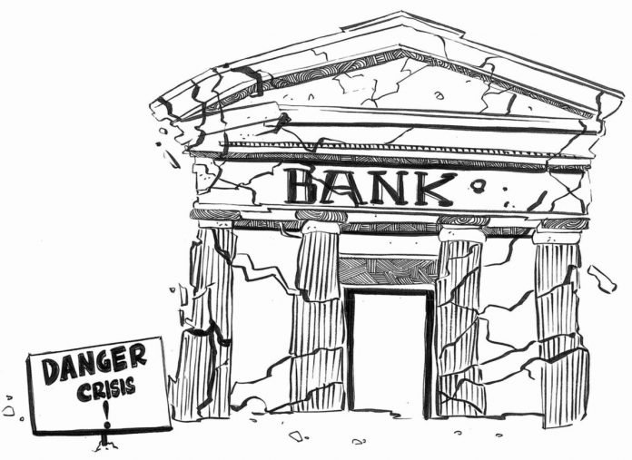 What happens when a bank folds up?