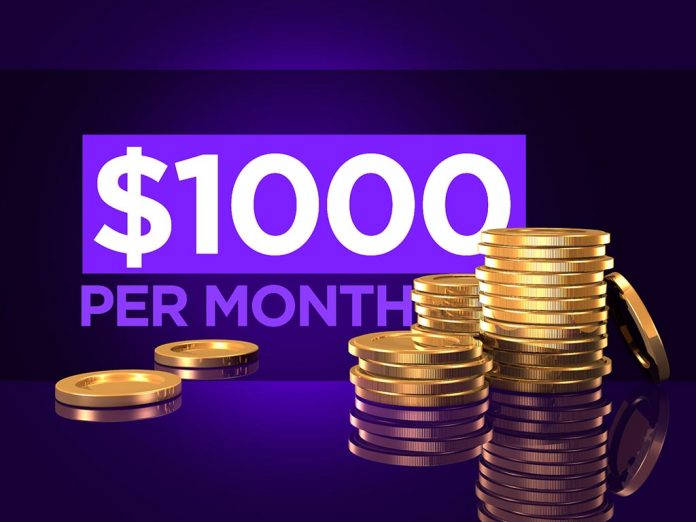How to make $1000 per month online