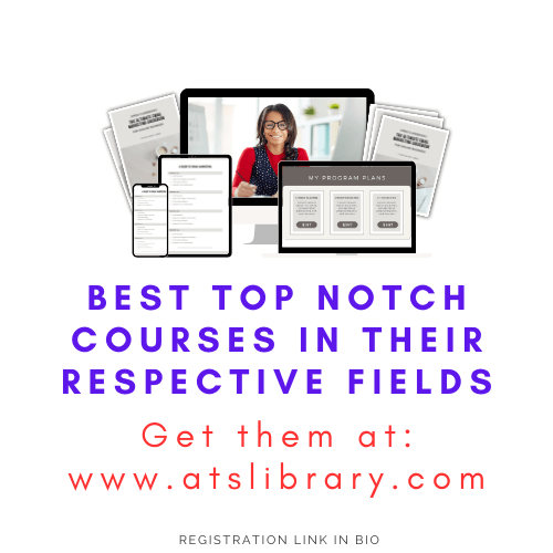 Best Top Notch Courses in their respective fields