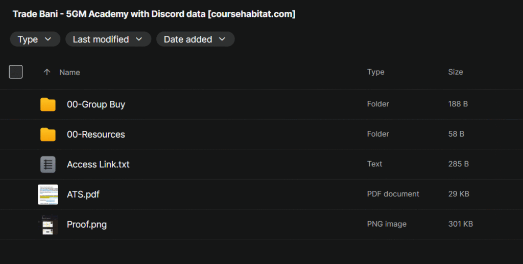 Trade Bani 5GM Academy with Discord data