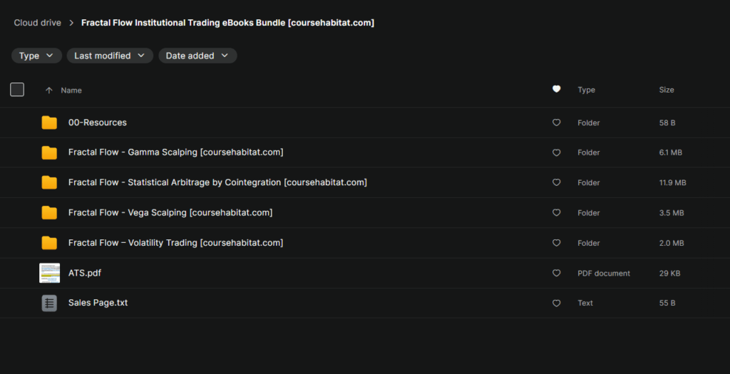 Fractal Flow Institutional Trading eBooks Bundle