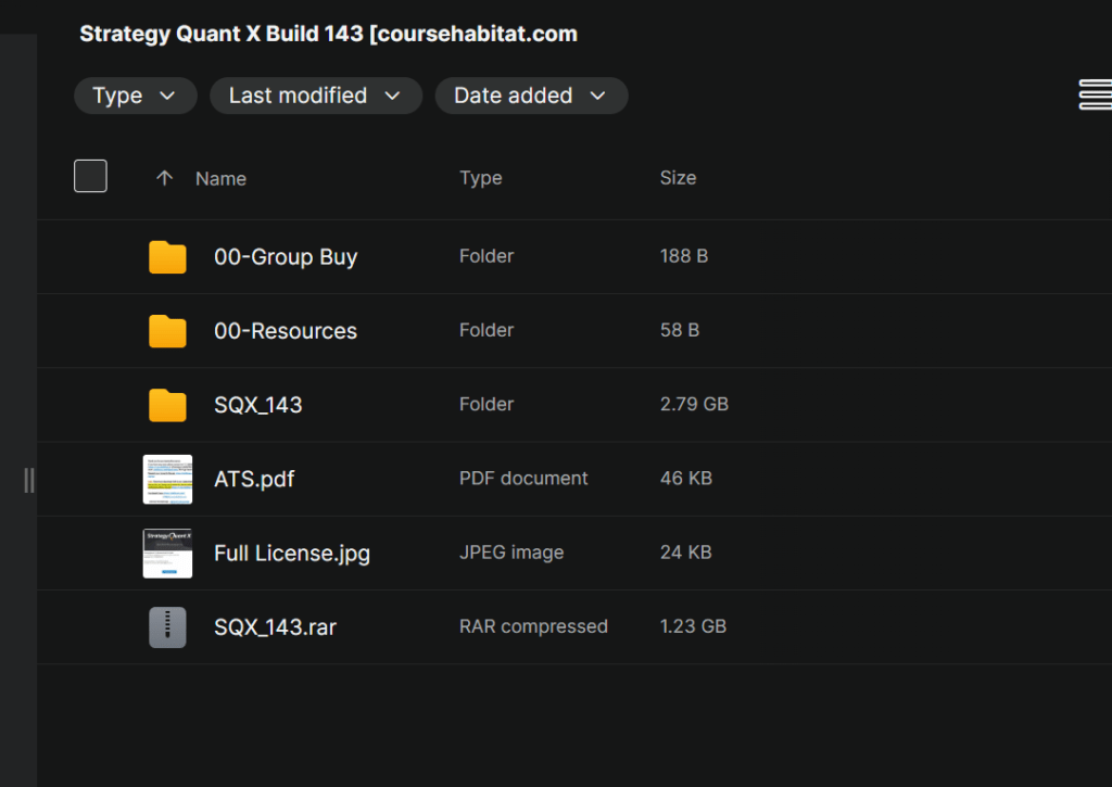Strategy Quant X Build 143 1 Strategy Quant X Build 143